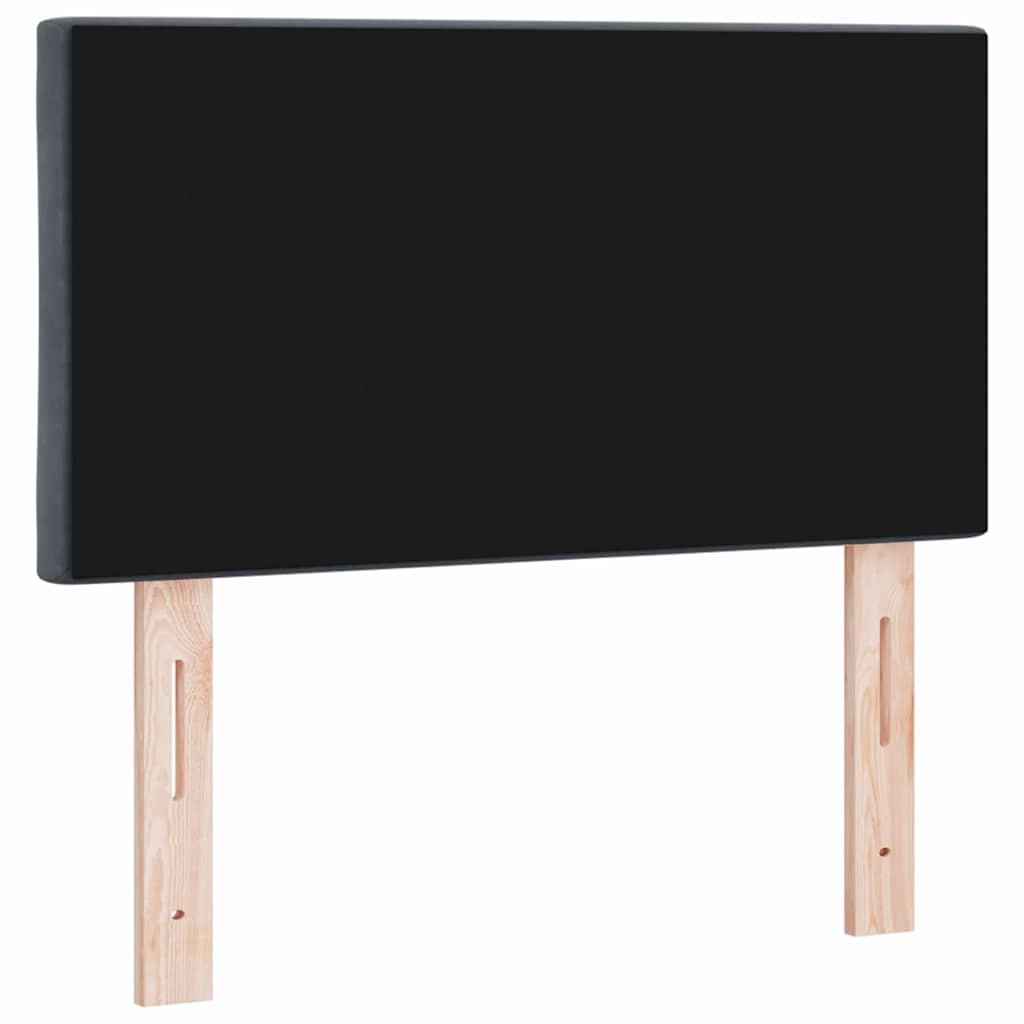 Tête de lit Montage mural Géométrique Gris foncé 80 cm Velours - XIOS