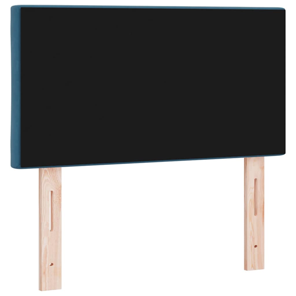 Tête de lit Montage mural Géométrique Bleu foncé 80 cm Velours - XIOS
