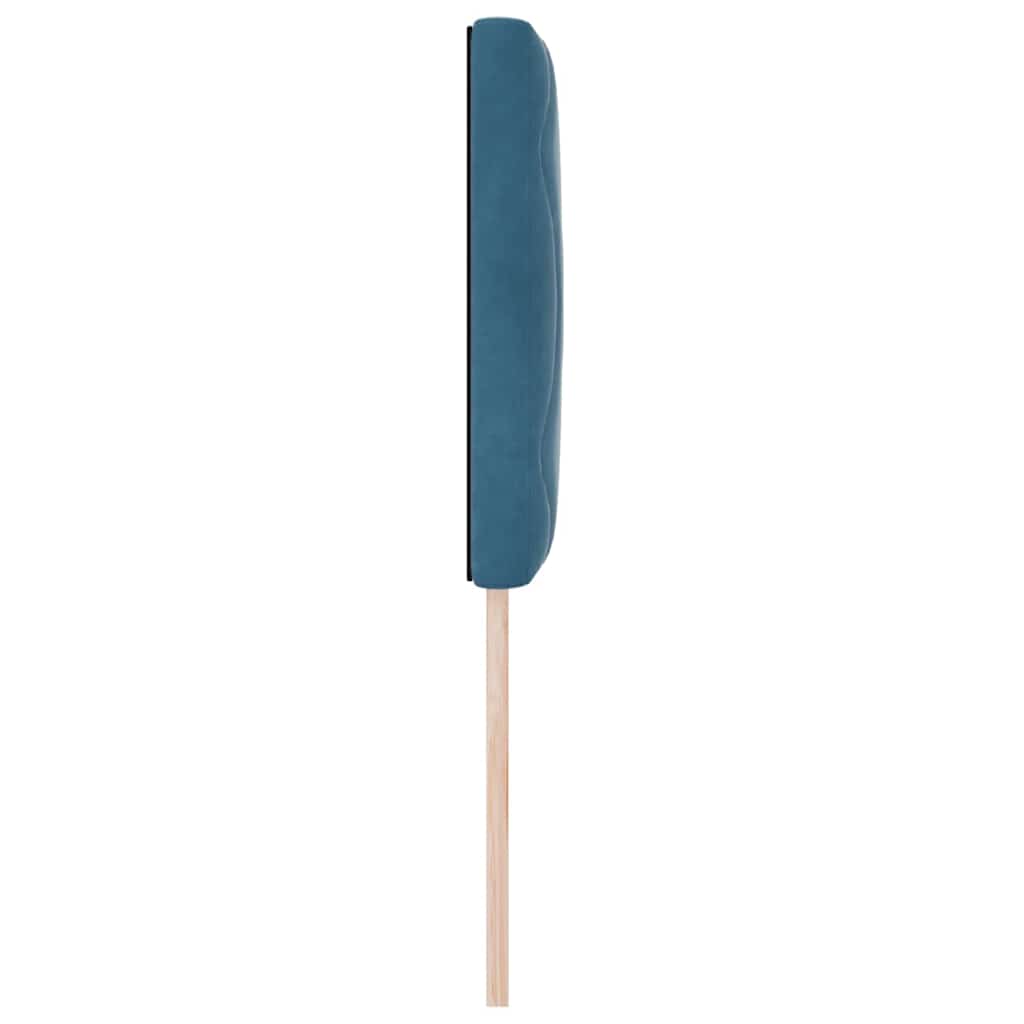 Tête de lit Montage mural Géométrique Bleu foncé 80 cm Velours - XIOS