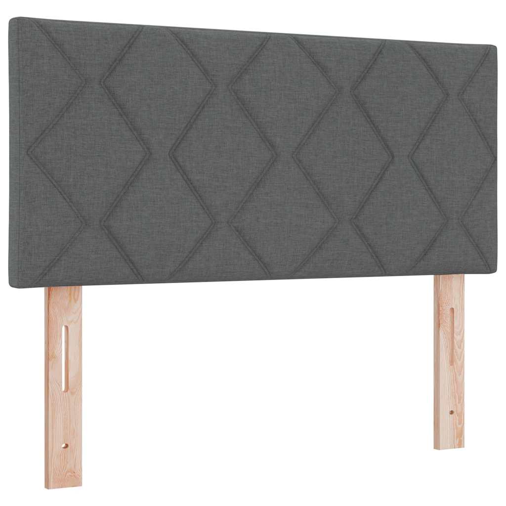 Tête de Lit en Tissu Géométrique Gris foncé 90 cm tissu - XIOS