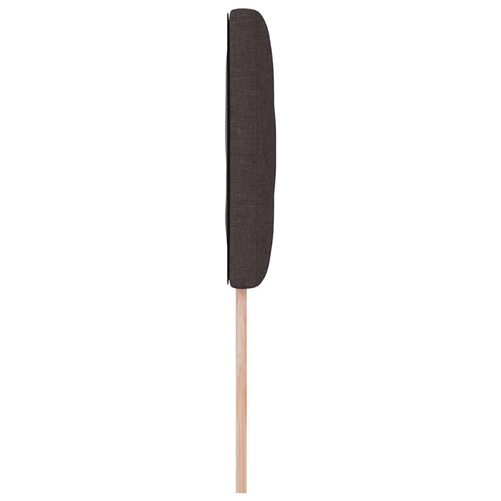 Tête de Lit en Tissu Géométrique Marron foncé 90 cm tissu - XIOS