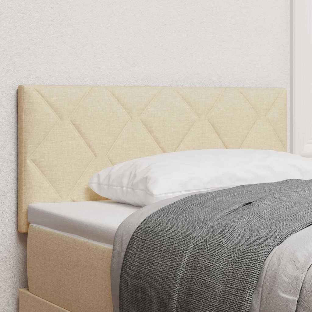 Tête de Lit en Tissu Géométrique Crème 90 cm tissu - XIOS