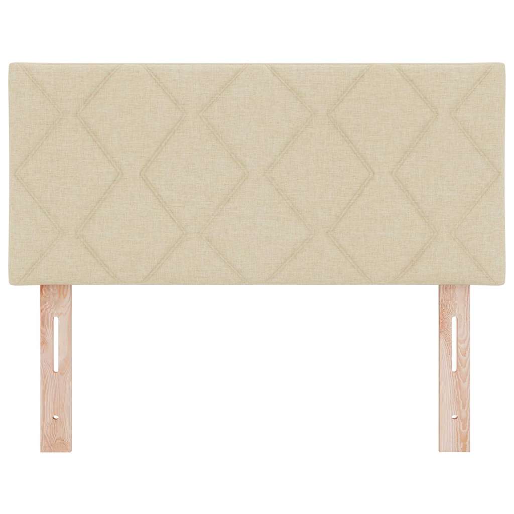 Tête de Lit en Tissu Géométrique Crème 90 cm tissu - XIOS