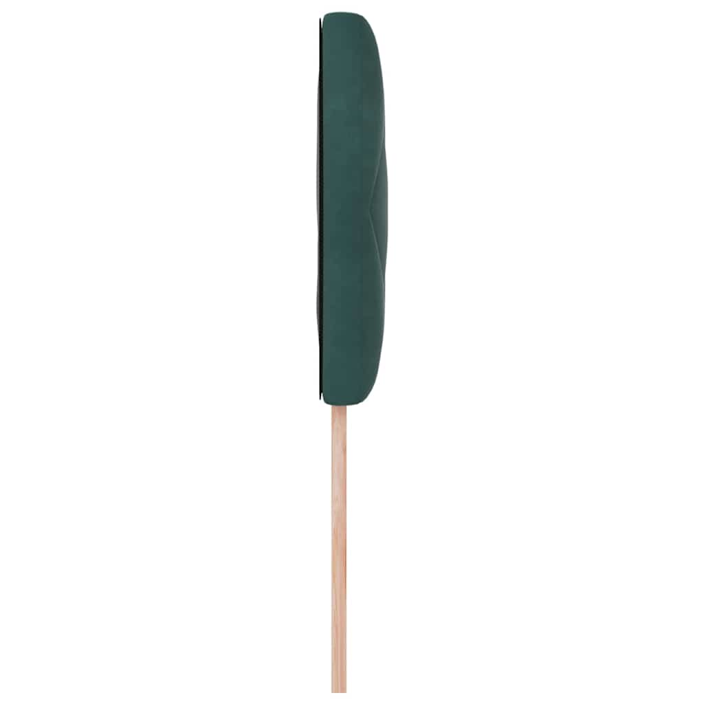 Tête de lit Montage mural Géométrique Vert foncé 90 cm Velours - XIOS