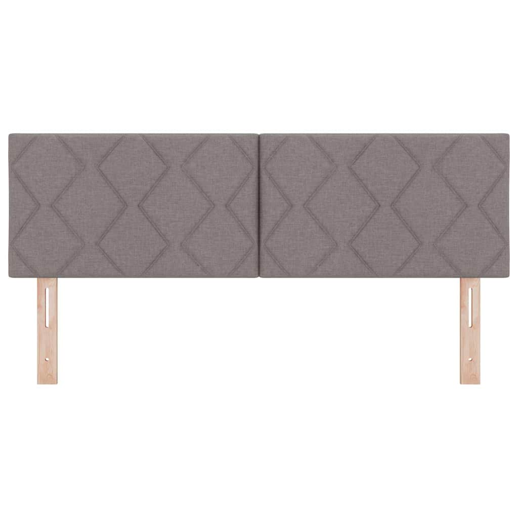 Tête de Lit en Tissu Géométrique Taupe 144 cm tissu - XIOS