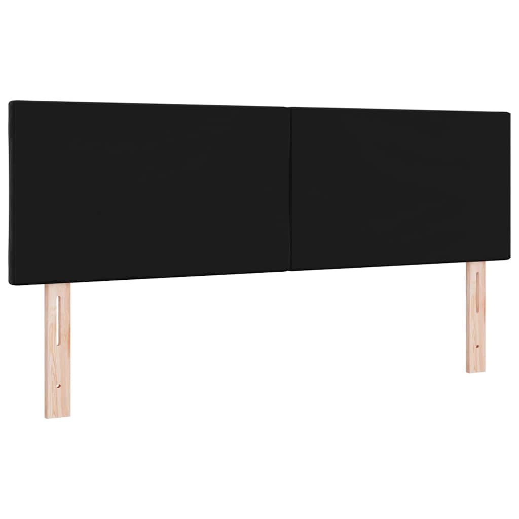 Tête de lit avec tête de lit Noir 144 cm Velours - XIOS