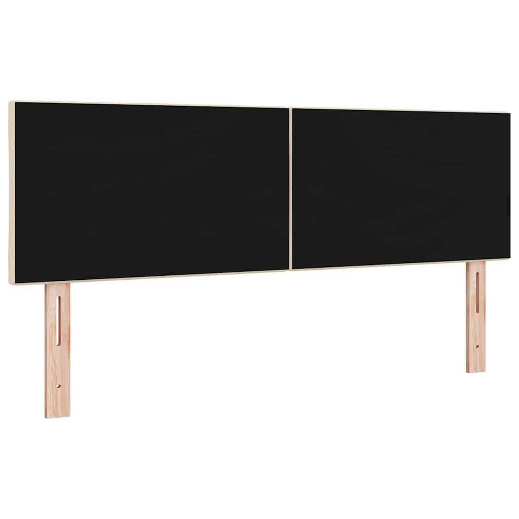 Tête de lit avec tête de lit Crème 160 cm Cuir synthétique - XIOS