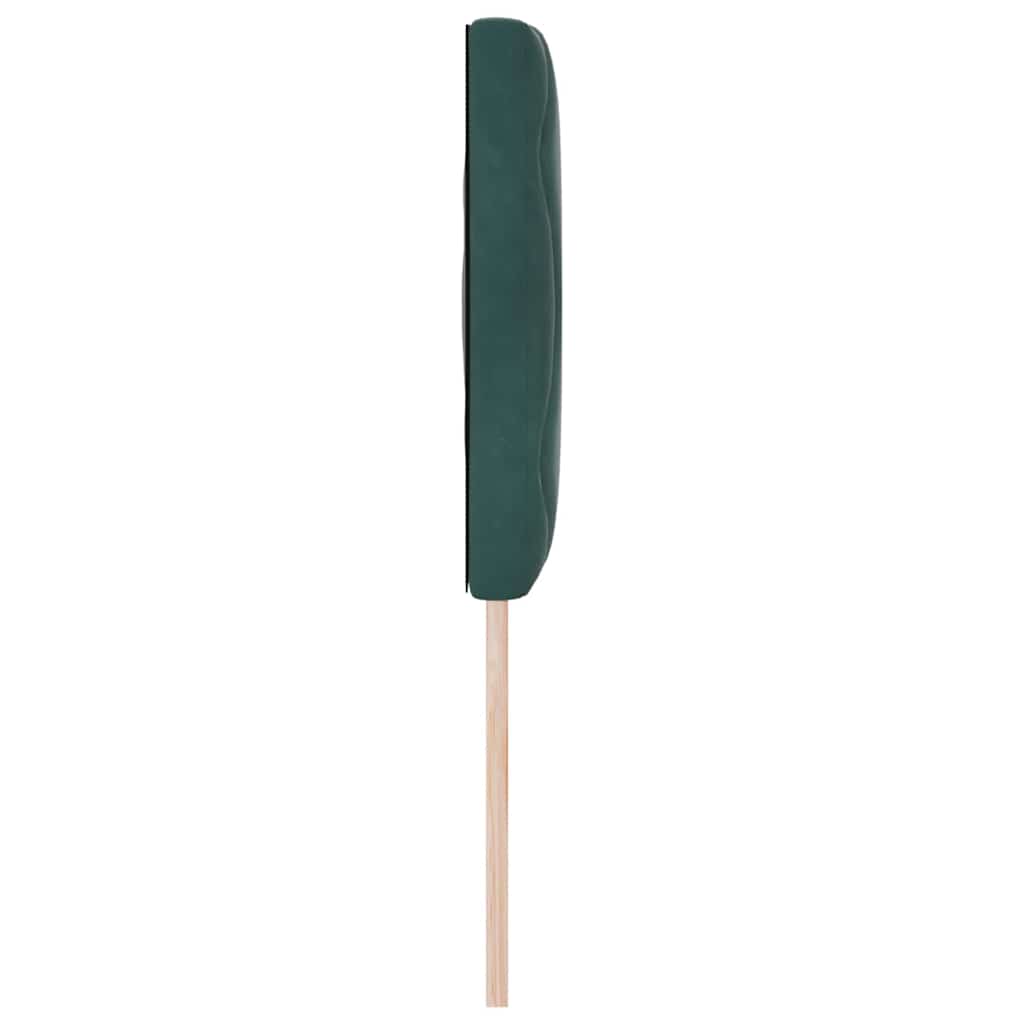Tête de lit avec tête de lit Vert foncé 160 cm Velours