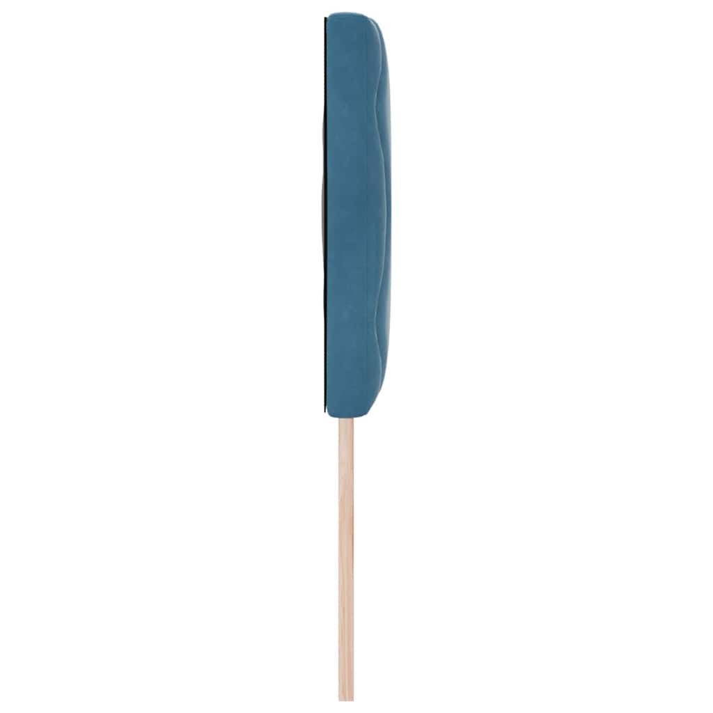 Tête de lit Montage mural Géométrique Bleu foncé 160 cm Velours - XIOS