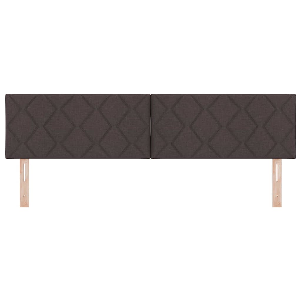 Tête de Lit en Tissu Géométrique Marron foncé 180 cm tissu - XIOS