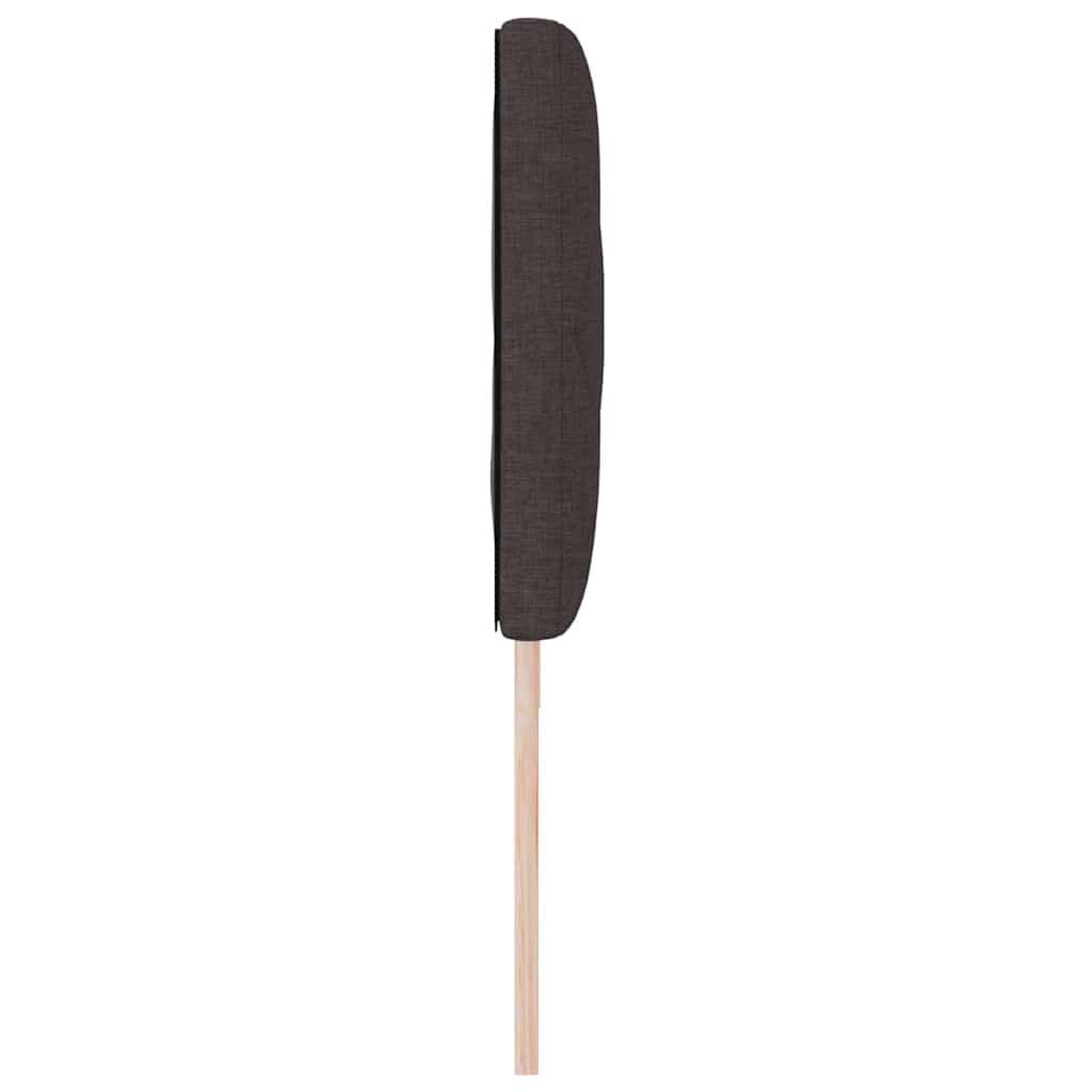 Tête de Lit en Tissu Géométrique Marron foncé 180 cm tissu - XIOS