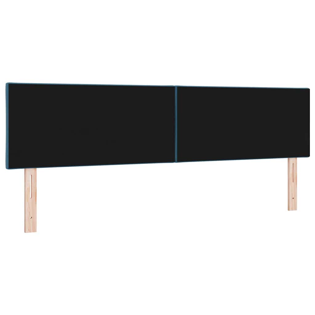 Tête de lit avec tête de lit Bleu foncé 180 cm Velours