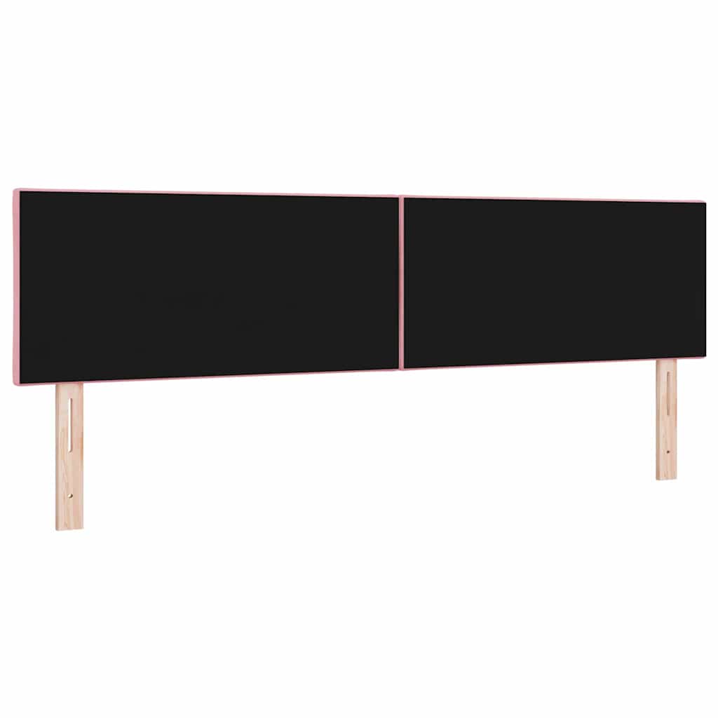 Tête de lit avec tête de lit Rose 180 cm Velours - XIOS
