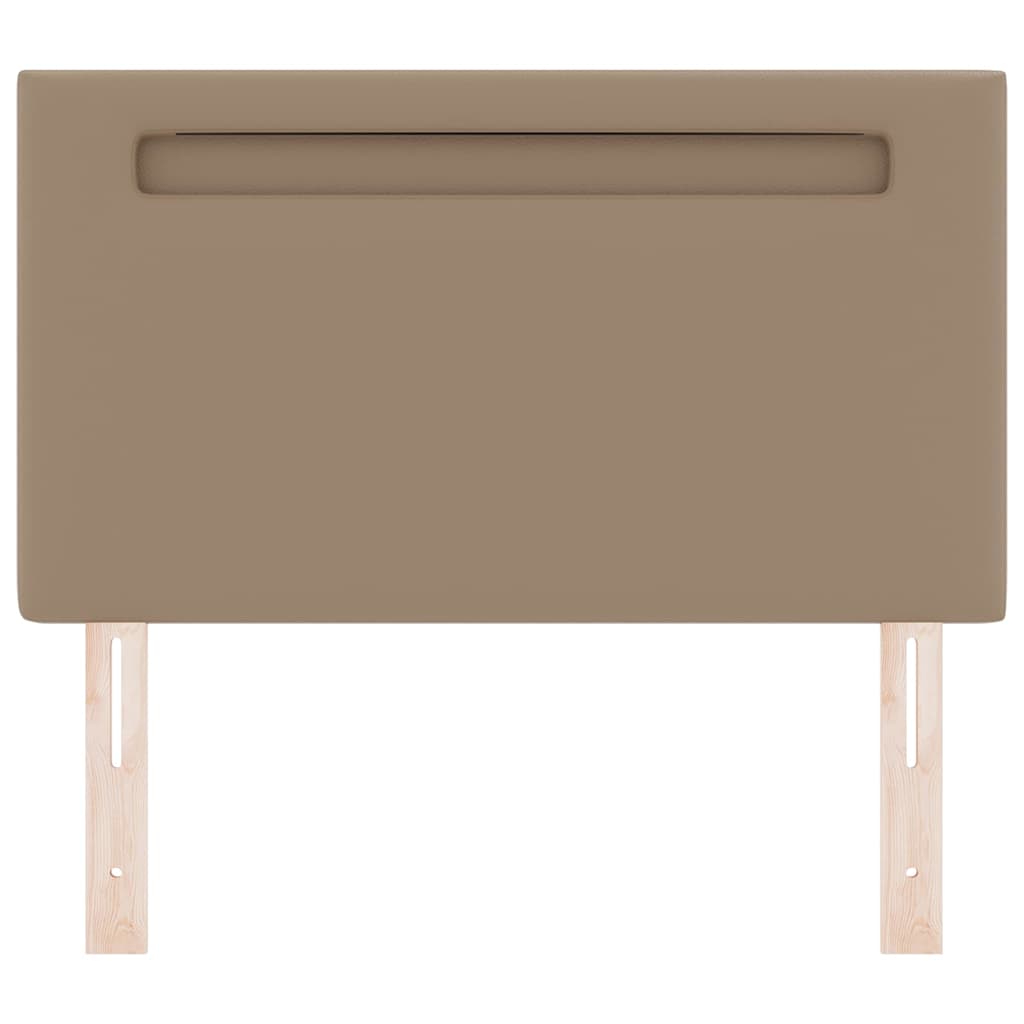 Tête de lit avec des lumières à LED Cappuccino 90 cm PVC - XIOS