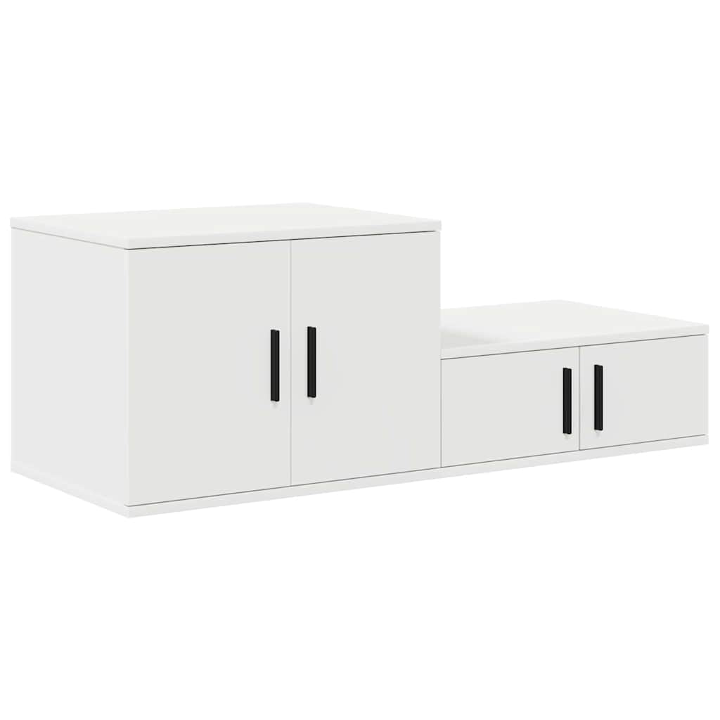 Armoire de rangement Blanc 118 x 41 x 40 cm Bois d'ingénierie - XIOS