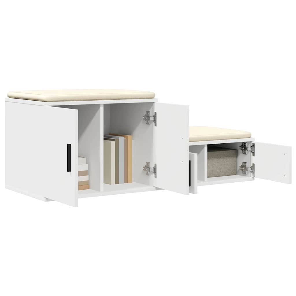 Armoire de rangement Blanc 118 x 41 x 40 cm Bois d'ingénierie - XIOS