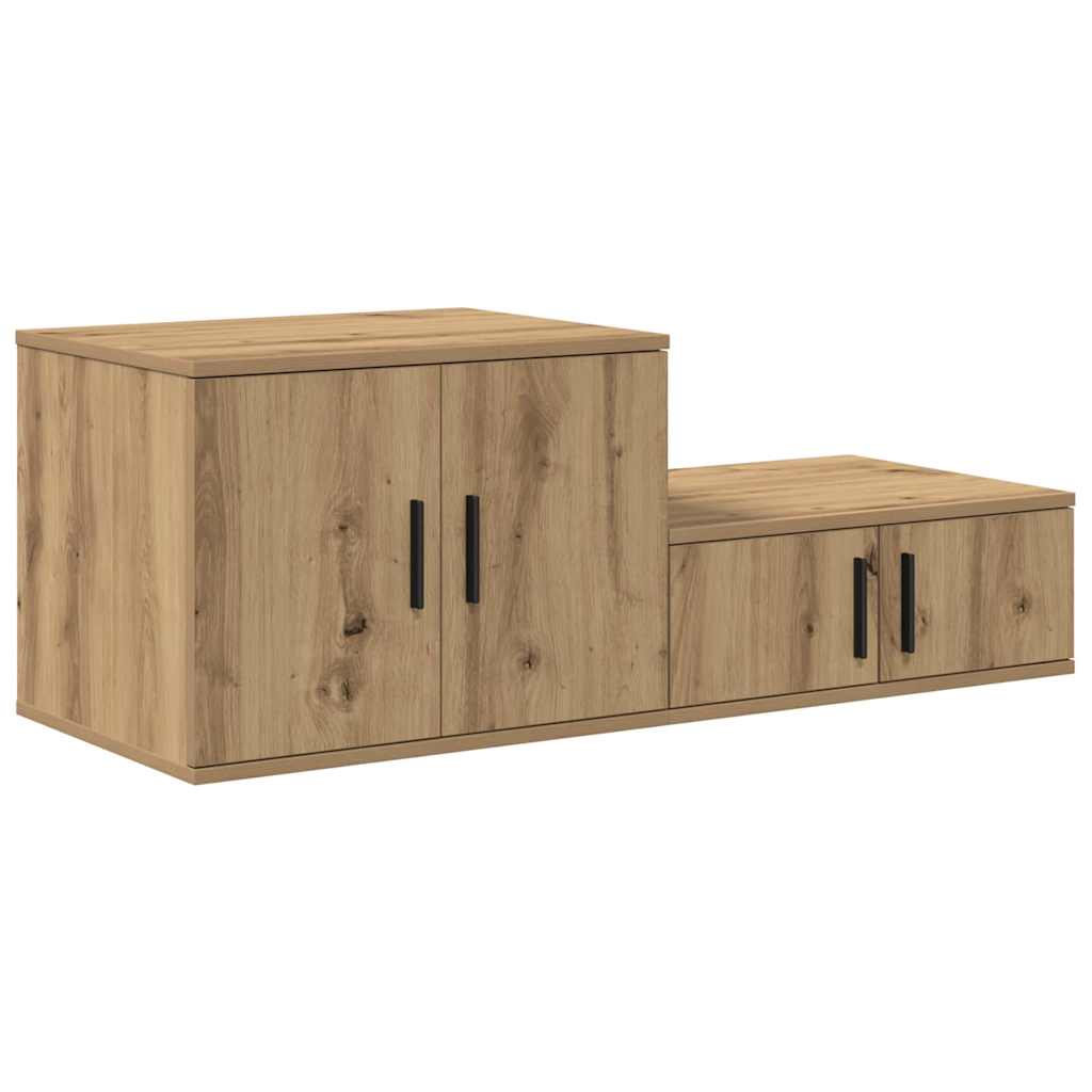 Armoire de rangement chêne artisanal 118 x 41 x 40 cm - XIOS