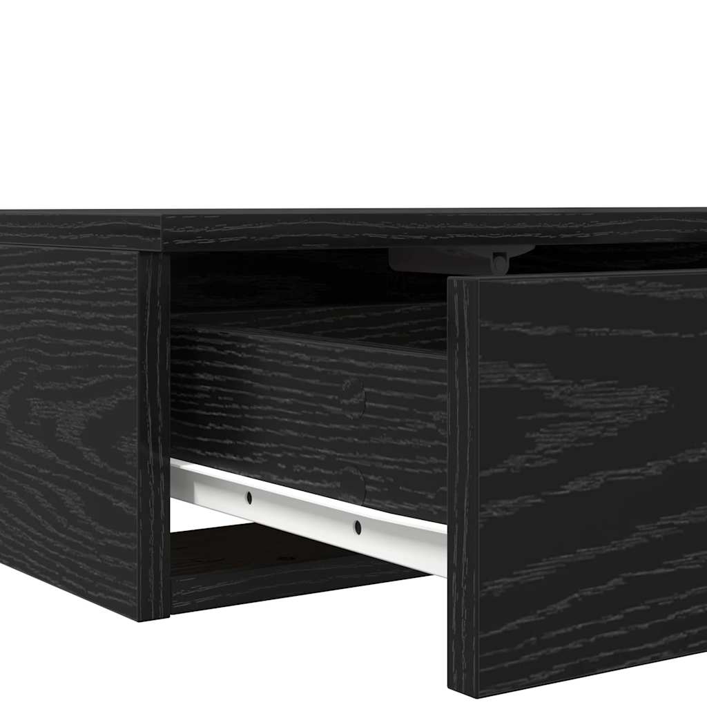 Tiroirs de lit avec tiroir Chêne noir 200 x 36.5 x 16.5 cm - XIOS