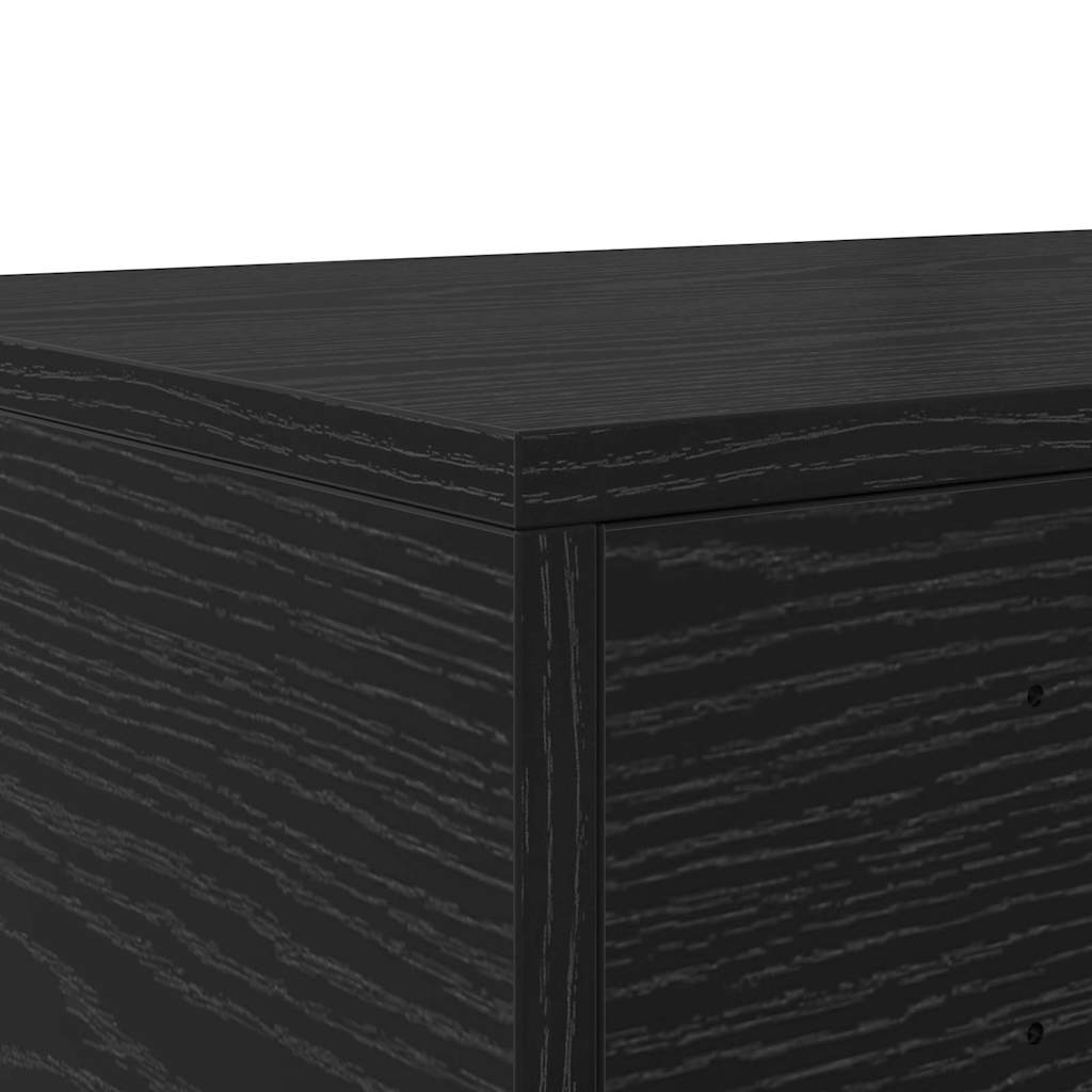 Tiroirs de lit avec tiroir Chêne noir 200 x 36.5 x 16.5 cm - XIOS