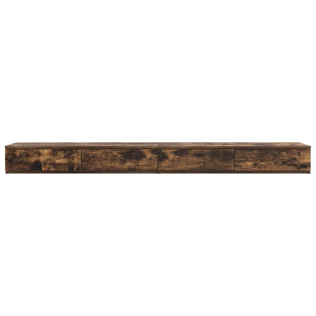 Tiroirs de lit avec tiroir Chêne fumé 200 x 36.5 x 16.5 cm - XIOS