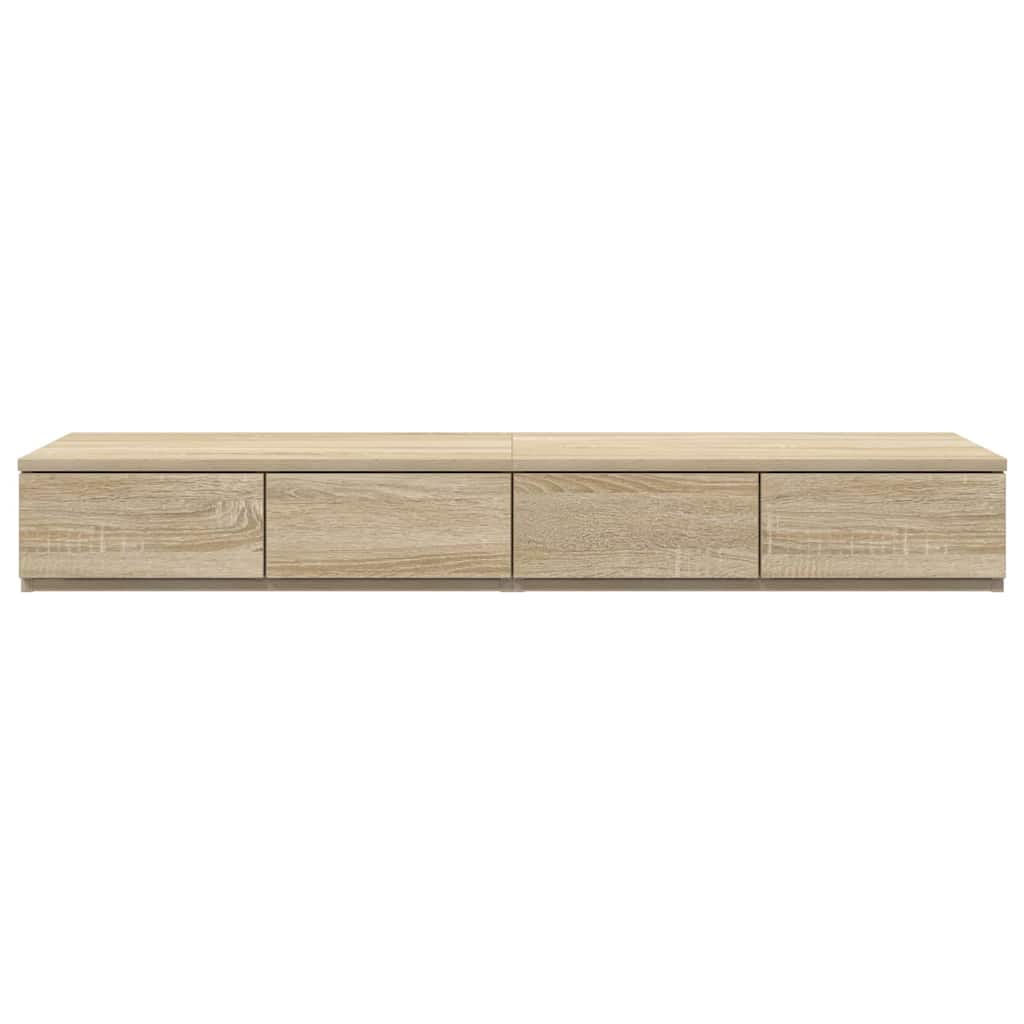Tiroirs de lit avec tiroir Chêne sonoma 120 x 36.5 x 16.5 cm - XIOS