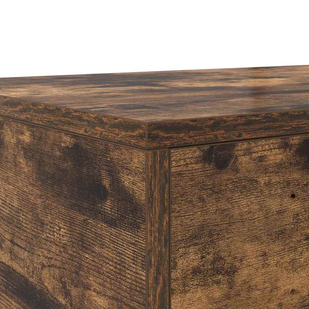 Tiroirs de lit avec tiroir Chêne fumé 120 x 36.5 x 16.5 cm