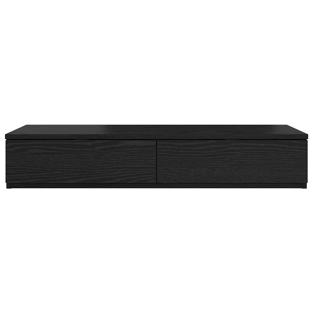 Tiroirs de lit Chêne noir 75 x 36.5 x 16.5 cm Bois d'ingénierie
