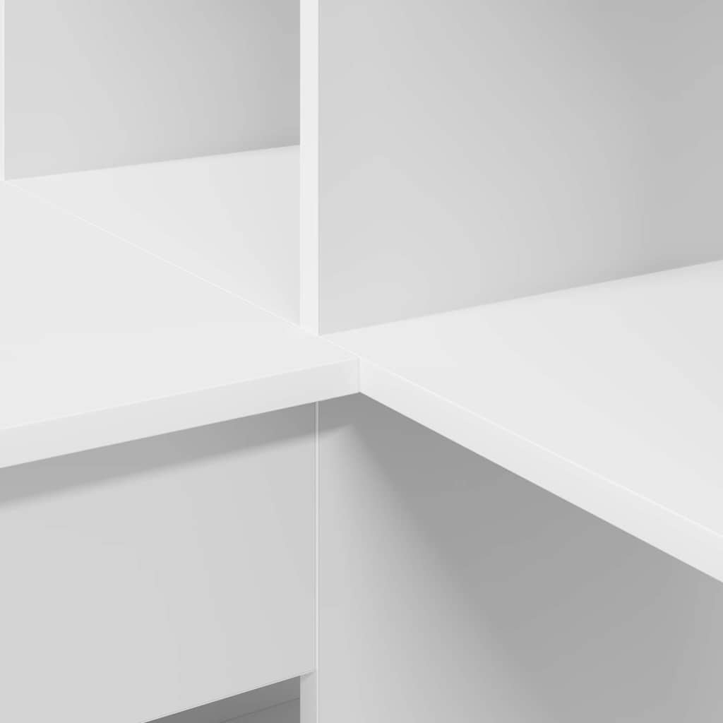 Bureau d'angle Blanc 101,5 x 149,5 x 149,5 cm Bois d'ingénierie - XIOS