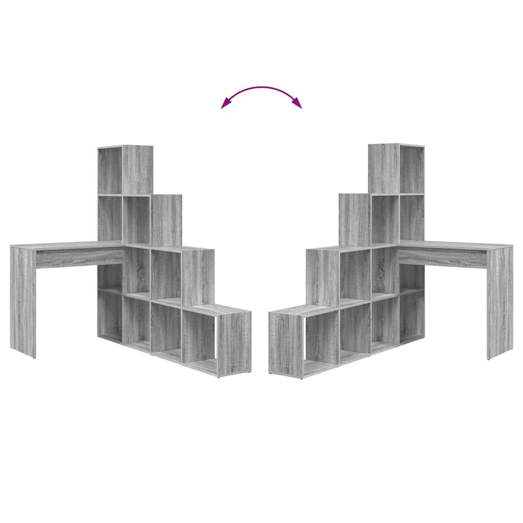 Bureau d'angle Gris Sonoma 101,5 x 149,5 x 149,5 cm - XIOS