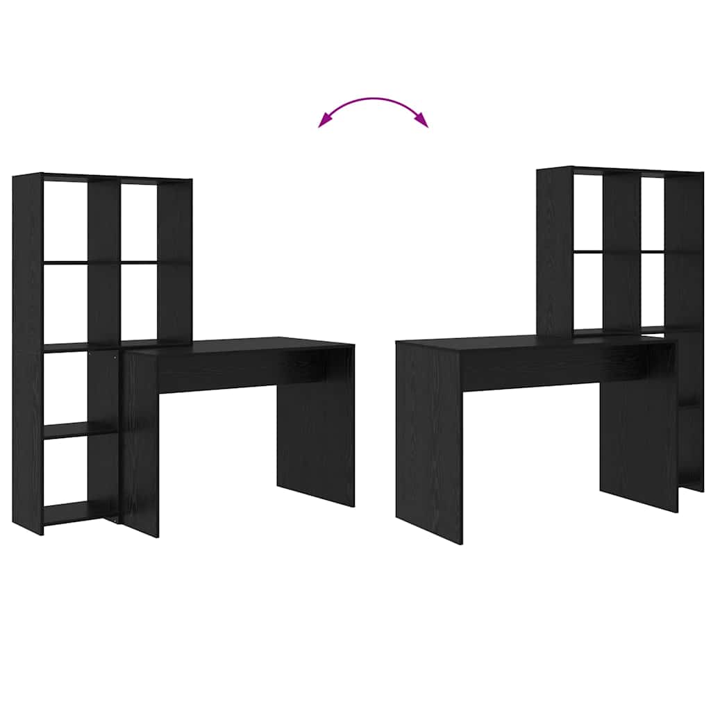 Bureau Chêne noir 138,5 x 55 x 143 cm Bois d'ingénierie - XIOS