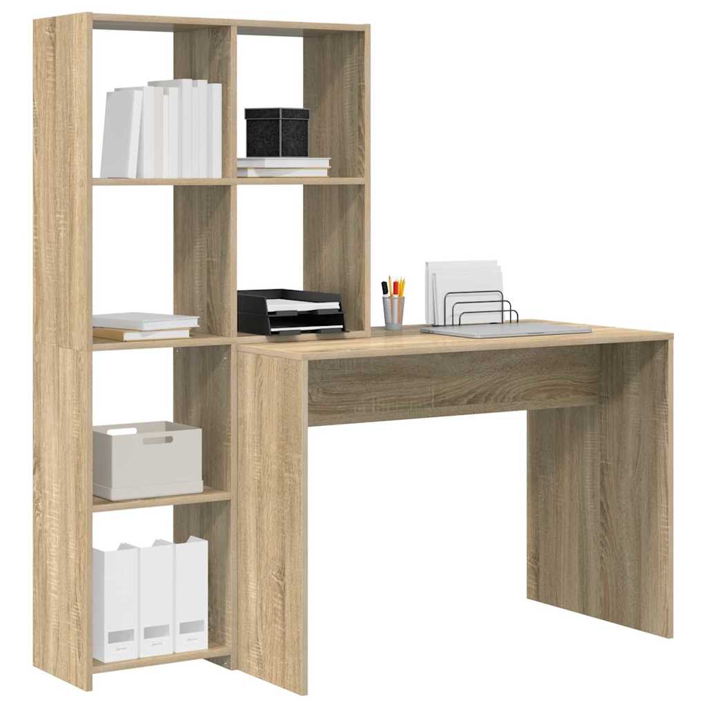 Bureau Chêne Sonoma 138,5 x 55 x 143 cm Bois d'ingénierie - XIOS