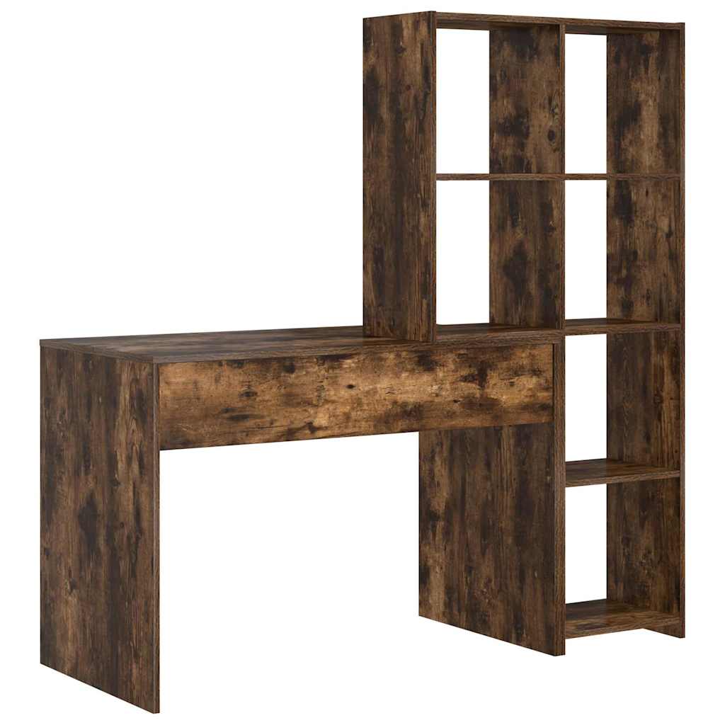 Bureau Chêne fumé 138,5 x 55 x 143 cm Bois d'ingénierie - XIOS