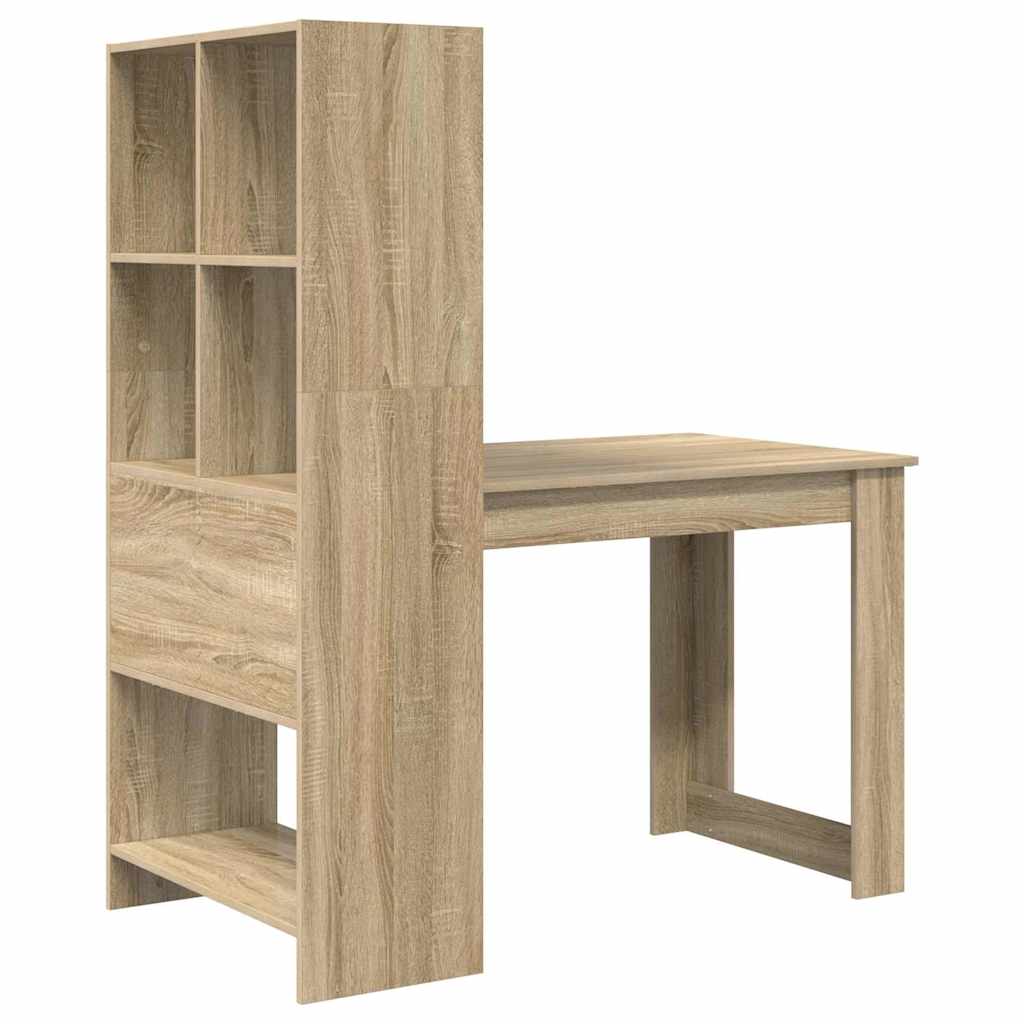 Bureau Chêne Sonoma 122 x 67 x 145 cm Bois d'ingénierie - XIOS