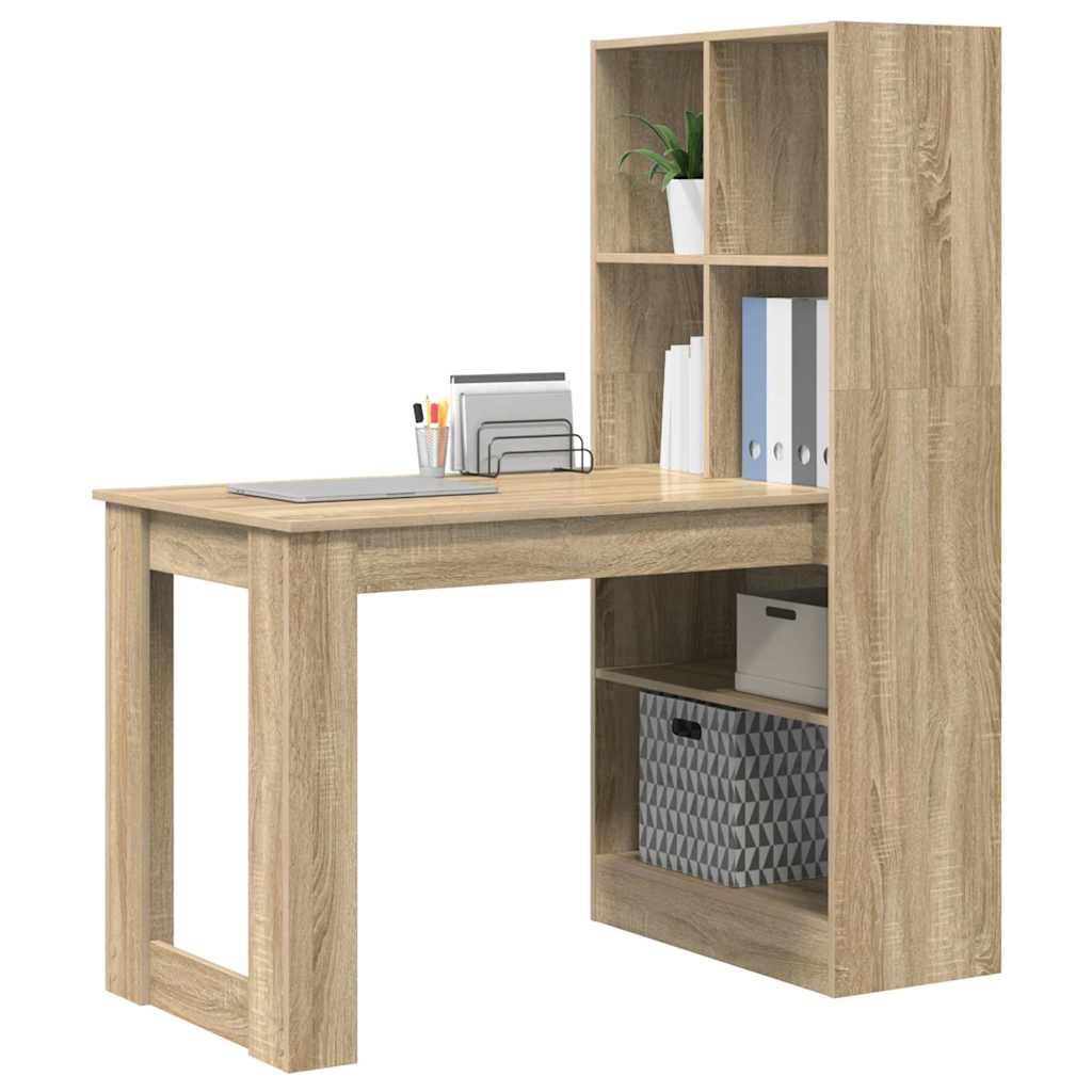 Bureau Chêne Sonoma 122 x 67 x 145 cm Bois d'ingénierie - XIOS