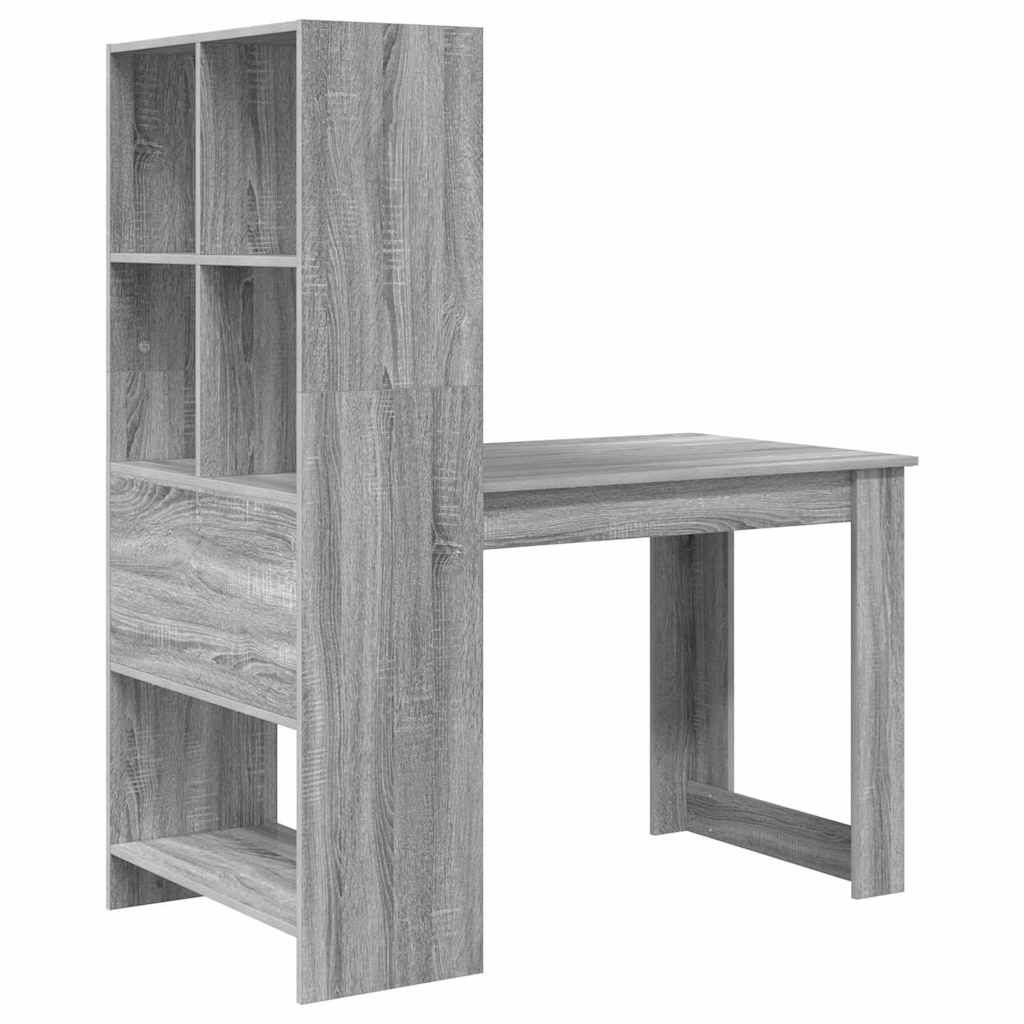 Bureau Gris Sonoma 122 x 67 x 145 cm Bois d'ingénierie - XIOS