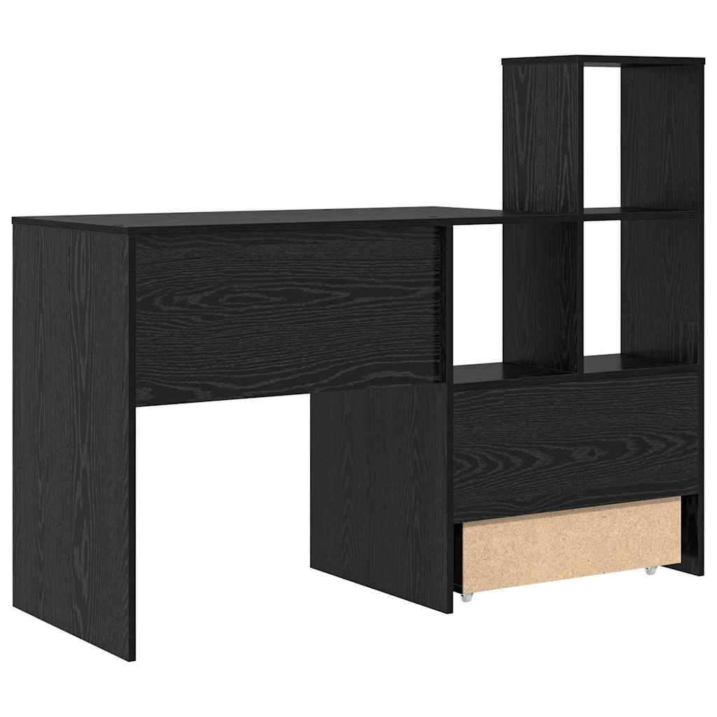 Bureau Chêne noir 131,5 x 50 x 106,5 cm Bois d'ingénierie - XIOS