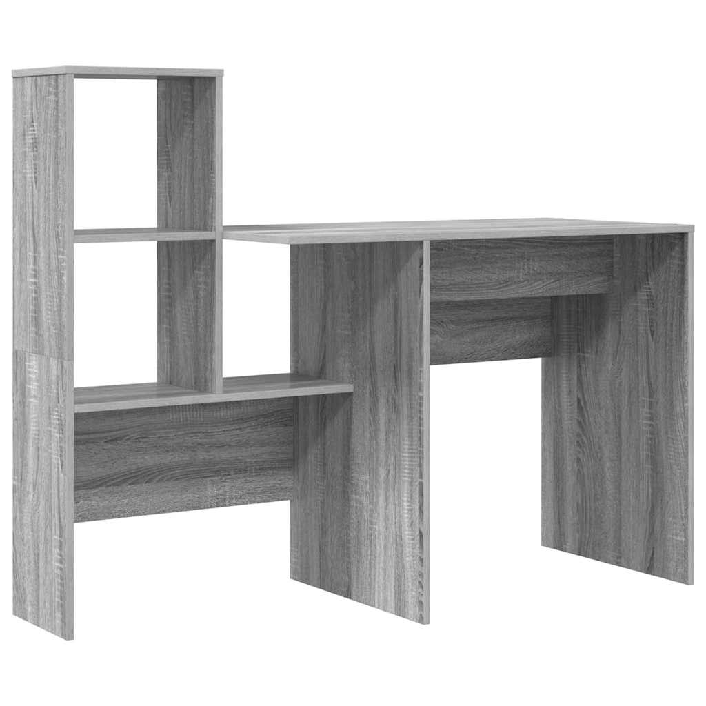 Bureau Gris Sonoma 131,5 x 50 x 106,5 cm Bois d'ingénierie - XIOS