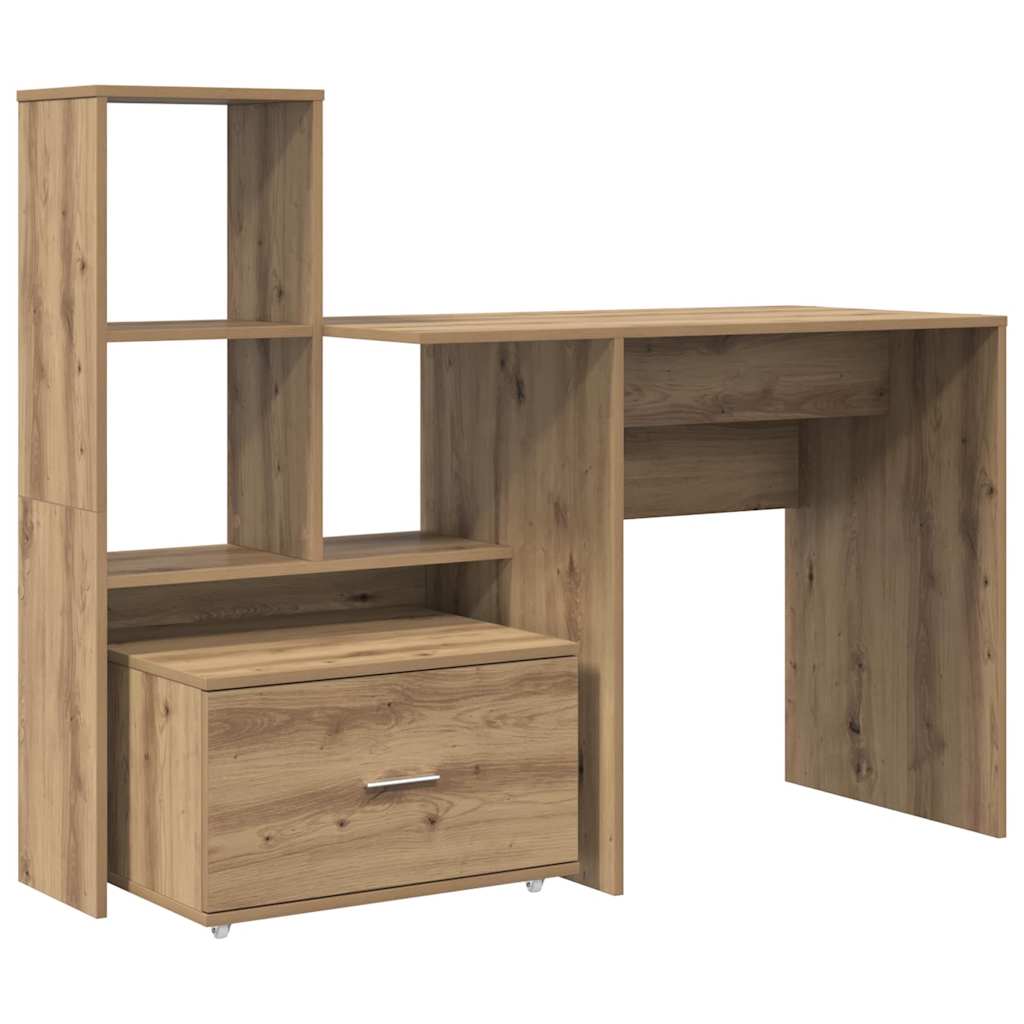 Bureau Chêne artisanal 131,5 x 50 x 106,5 cm Bois d'ingénierie - XIOS