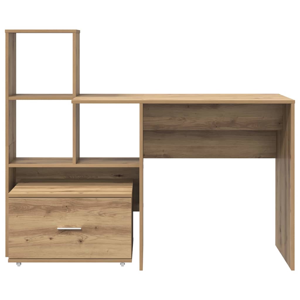Bureau Chêne artisanal 131,5 x 50 x 106,5 cm Bois d'ingénierie - XIOS