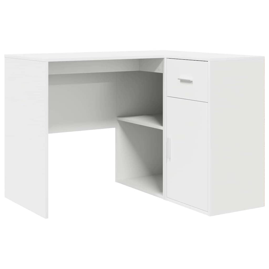 Bureau d'angle Blanc 102 x 50 x 75 cm Bois d'ingénierie - XIOS