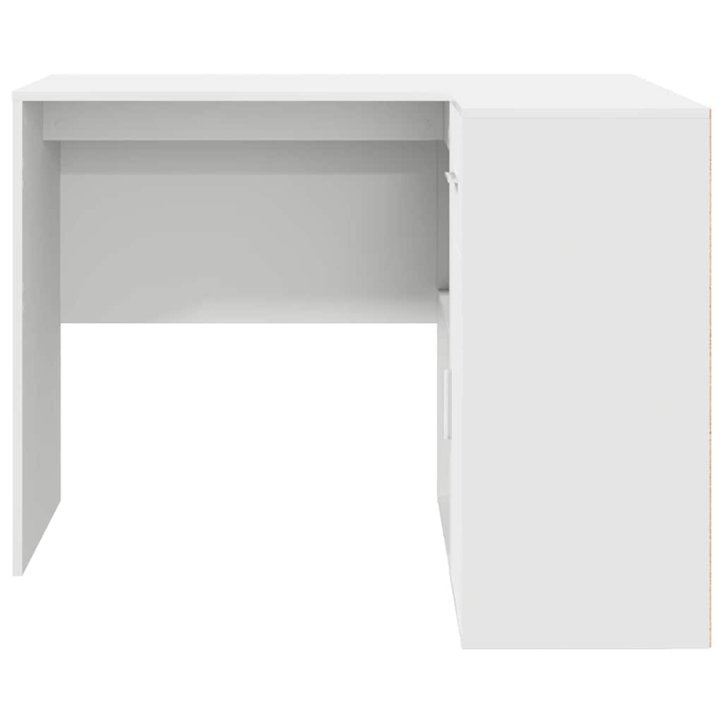 Bureau d'angle Blanc 102 x 50 x 75 cm Bois d'ingénierie - XIOS
