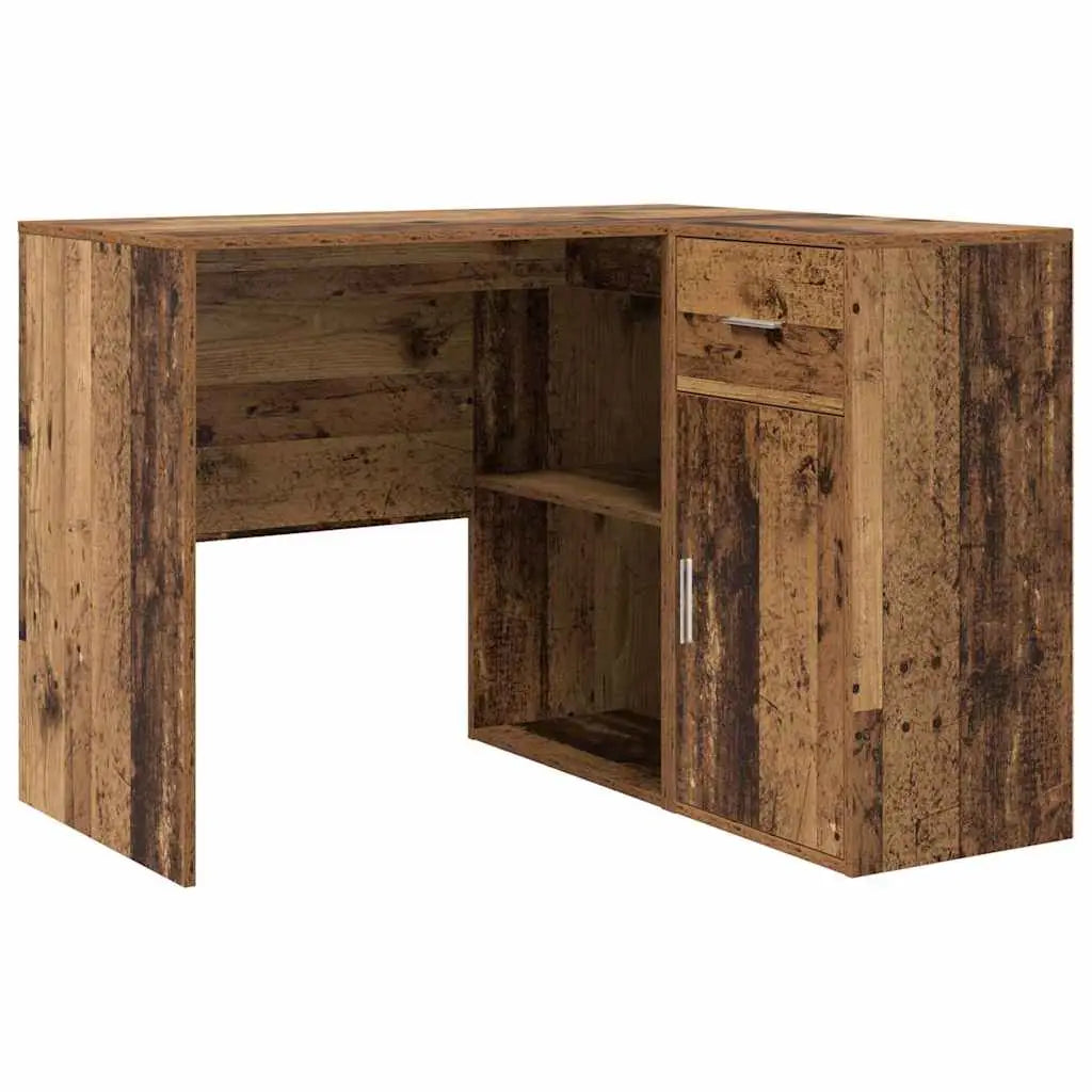 Bureau d’angle avec tiroir Bois ancien 102 x 88 x 75 cm - XIOS