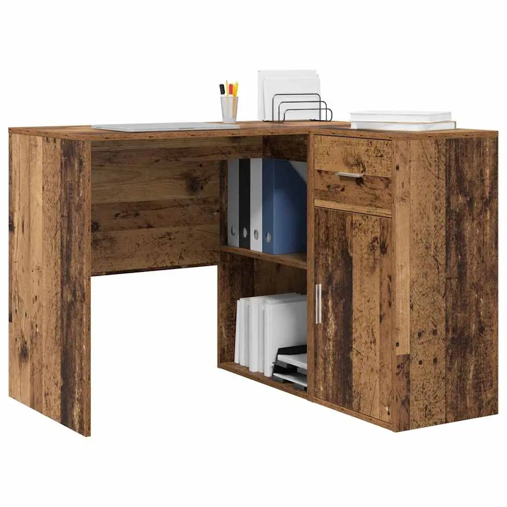 Bureau d’angle avec tiroir Bois ancien 102 x 88 x 75 cm - XIOS