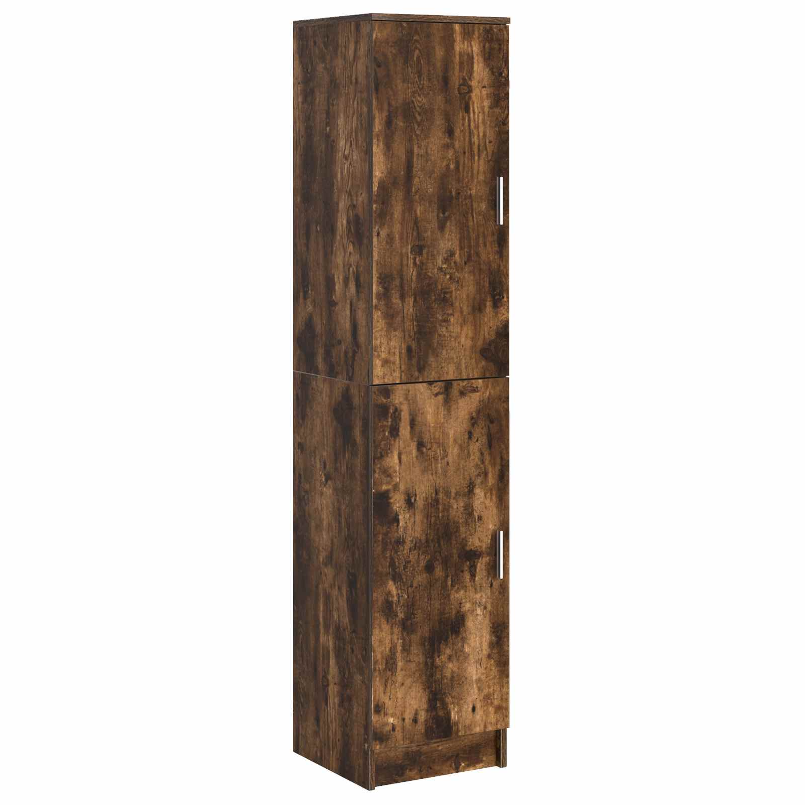 Bureau avec étagère avec stockage 2 pièces Chêne fumé