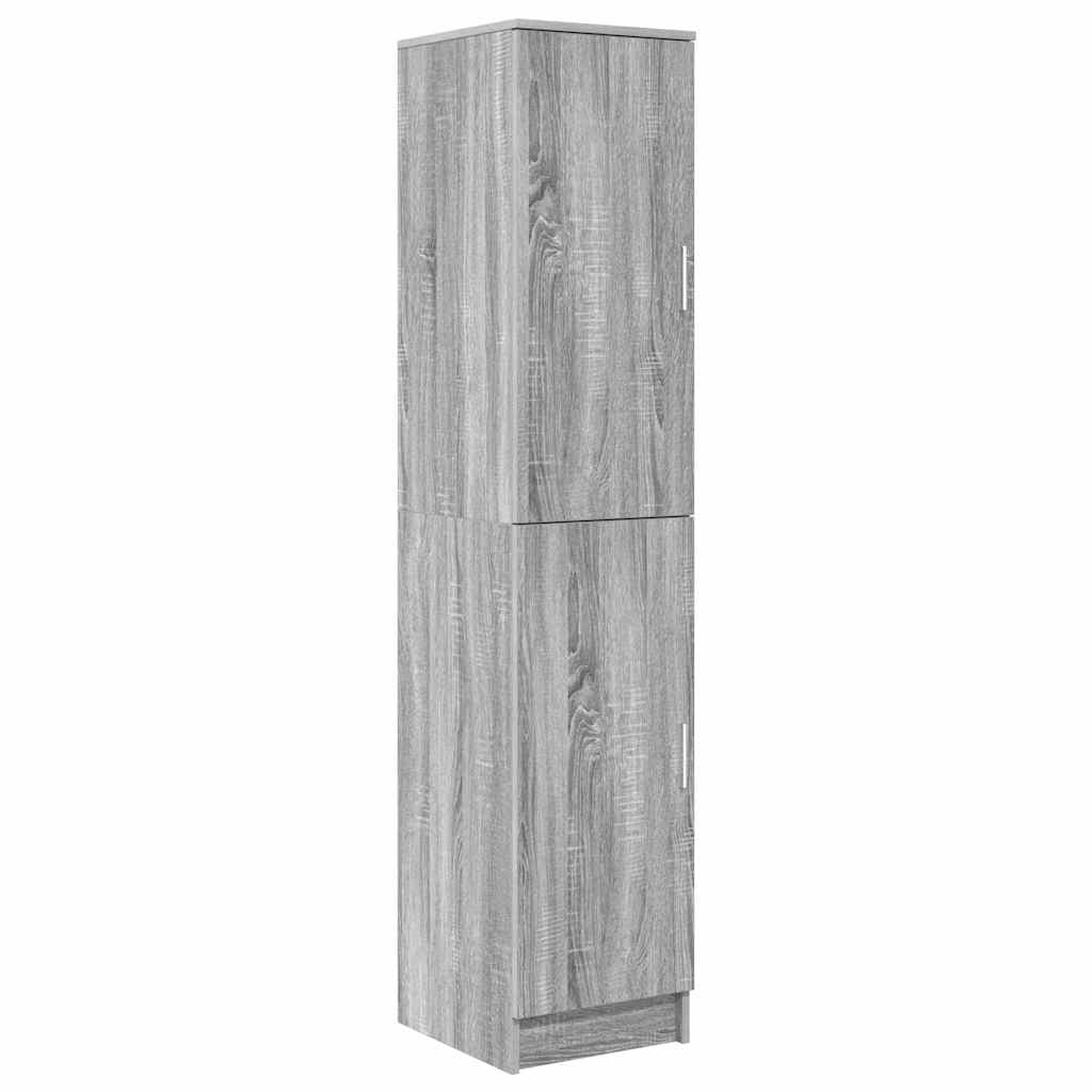 Bureau avec rangement 2 pcs Sonoma gris 78.5 x 37 x 154.5 cm - XIOS