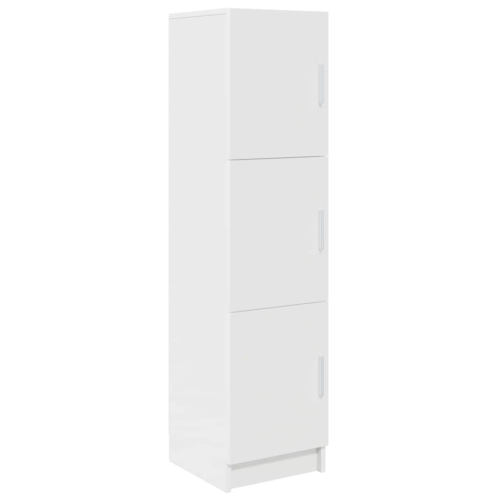 Bureau avec rangement avec porte 2 pcs Blanc 102 x 50 x 124 cm
