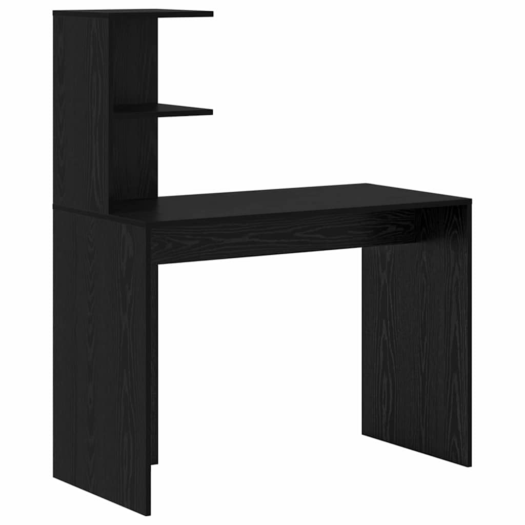 Bureau avec rangement 2 pcs Chêne noir 102 x 50 x 124 cm - XIOS
