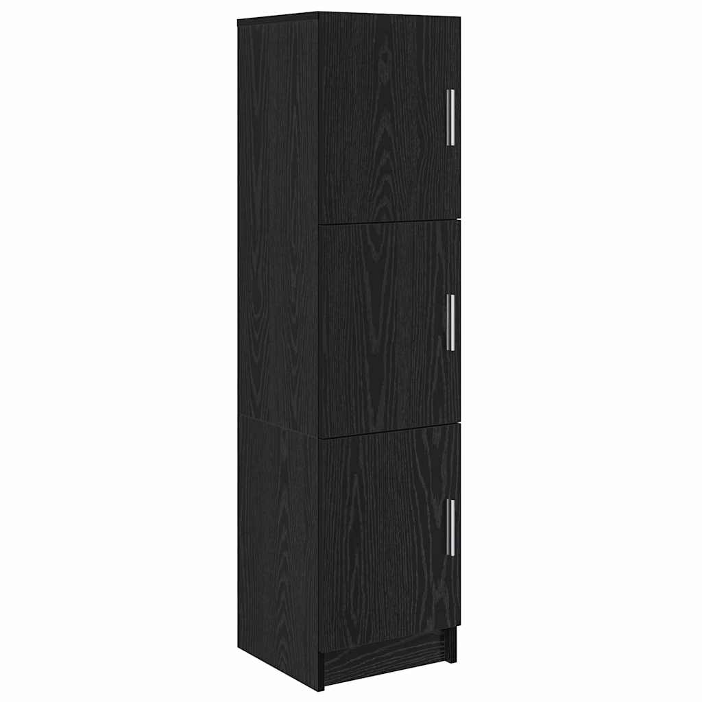 Bureau avec rangement 2 pcs Chêne noir 102 x 50 x 124 cm - XIOS
