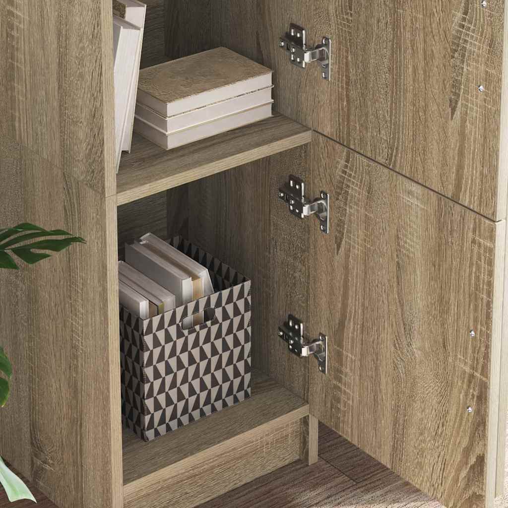 Bureau avec rangement 2 pcs Chêne Sonoma 102 x 50 x 124 cm - XIOS