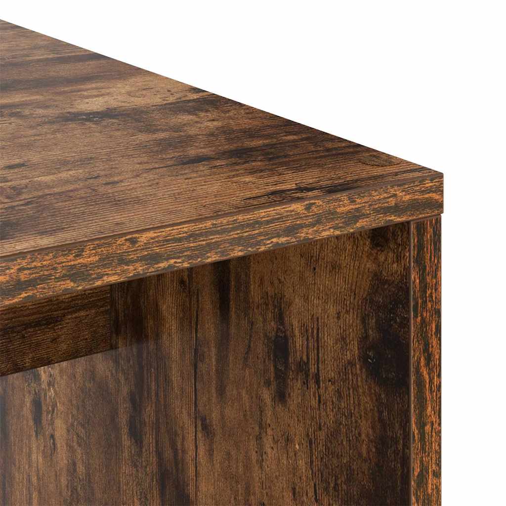 Bureau avec rangement 2 pcs Chêne fumé 102 x 50 x 124 cm - XIOS